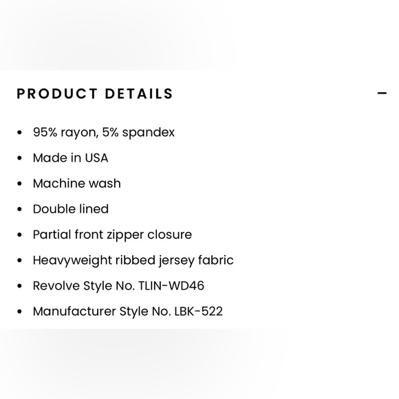 $235 THE LINE by K CANDELA MAXI RIBBED VANILLA CREAM JOAH BROWN REVOLVE SKIMS - Picture 12 of 16